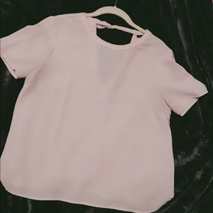 Soft pink blouse